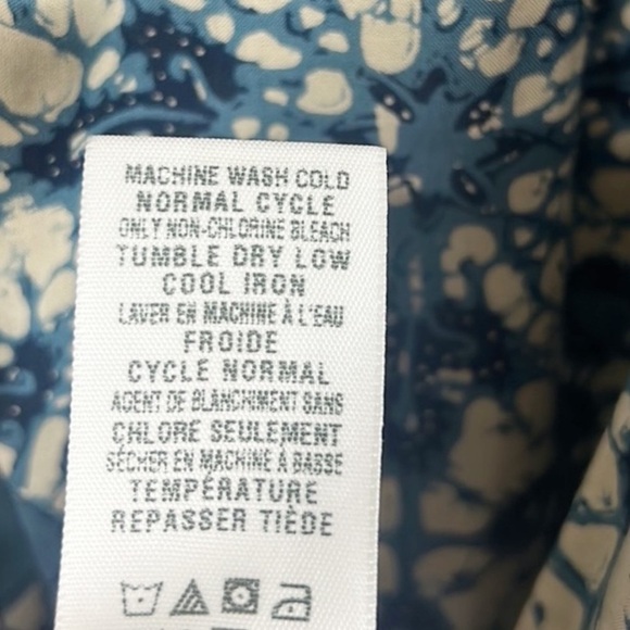 Lucky Brand Boho Billowy Button Up Blouse Medium - Picture 7 of 8